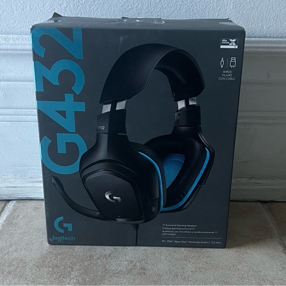 Logitech G432 Gaming Headset with Microphone - Black BNIB WIRED headset - Picture 2 of 10